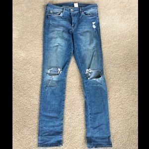 HM Distressed Jeans